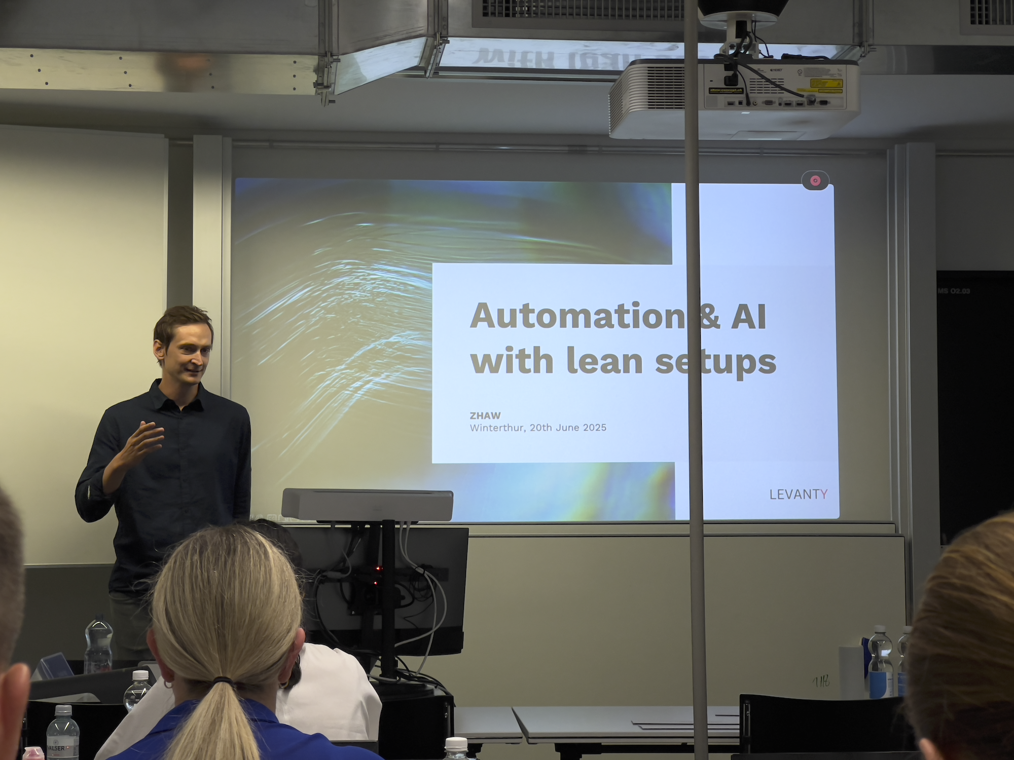 Gastvortrag an Zürcher Hochschule (ZHAW) zu AI-Automation